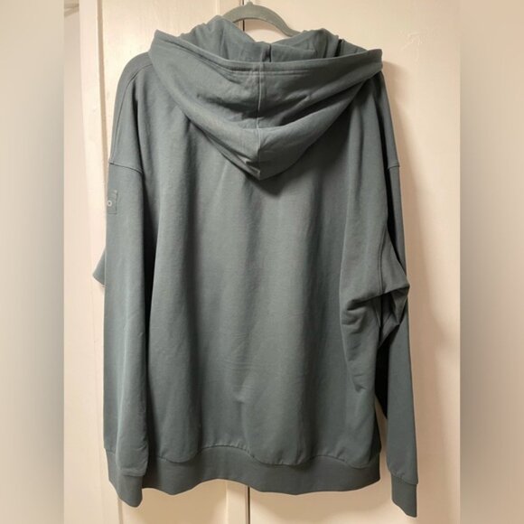 NWT ALO Dark Green/Teal Hoodie - Picture 5 of 6